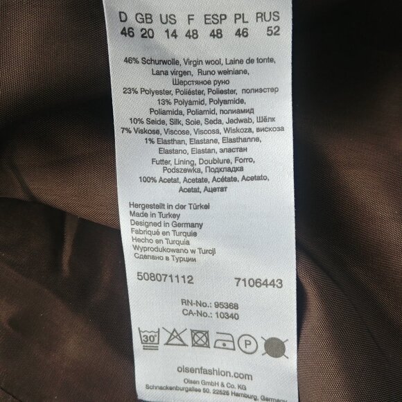 Olsen Wool Blend Jacket - Picture 9 of 9